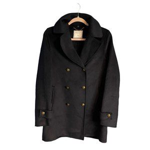 Belle & Bloom‎ Jacket Womens Small Navy Double Breasted Academia Preppy
